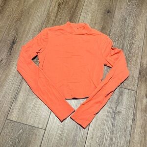 ASOS Women’s Turtleneck Crop Top - US 4 - Terracotta